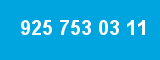 925 753 03 11 925 753 03 11